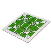Groene eigendom tegeltje (Zijkant)