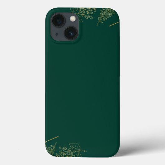 Groene elegante Case-Mate Barely There Apple iPhone Case (Achterkant)