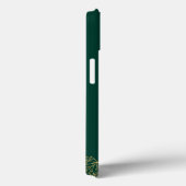 Groene elegante Case-Mate Barely There Apple iPhone Case (Achterkant / Rechts)