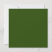 Groene elegante Damask bruiloft uitnodigingen (Achterkant)