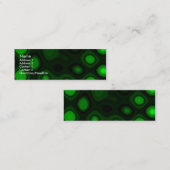 Groene elektriciteit I - Sjabloon Mini Visitekaartje (Voorkant / Achterkant)