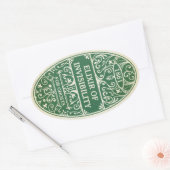 Groene elixir van de sticker van de onzichtbare po (Envelop)