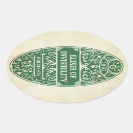 Groene elixir van de sticker van de onzichtbare po