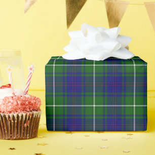 Groene en blauwe MacNeil Tartan Plaid Cadeaupapier