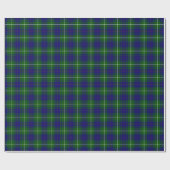 Groene en blauwe MacNeil Tartan Plaid Cadeaupapier (Vlak)