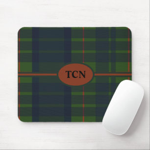 Groene en blauwe rode tartan Schotse ruit Muismat