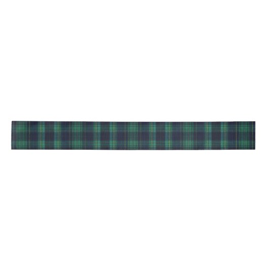 Groene en blauwe Schotse Tartan Plaid Lint (Voorkant)