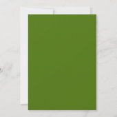 Groene en blauwe speelse zomerse poolparty-uitnodi kaart (Achterkant)