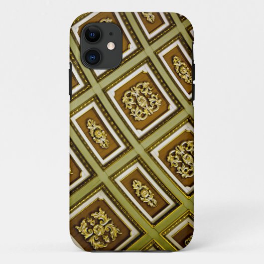 Groene en bruine architectuurafdrukken Case-Mate iPhone case (Achterkant)