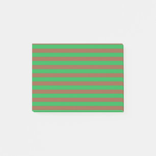Groene en Bruine Strepen Post-it® Notes