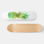 Groene en gele ananas skateboard (Horizontaal)