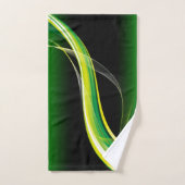 Groene en gele keukendoekjes bad handdoek (Handdoek)