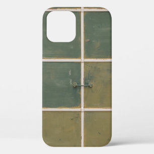 Groene en gele lade iPhone 12 hoesje
