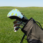 Groene en gele lolly golfheadcover (Insitu)