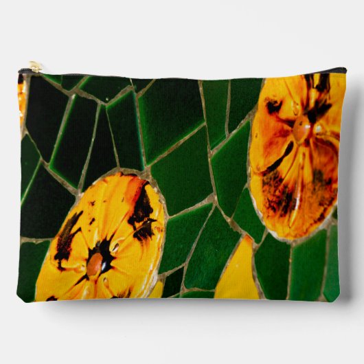 Groene en Gele Spaanse mozaïek Etui (Voorkant)