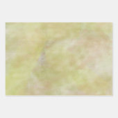 Groene en gele Waterverf Inpakpapier Vel (Voorkant 2)