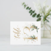 Groene en goudbladeren, tabel 13, tabelnummer briefkaart (Staand voorkant)