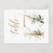 Groene en goudbladeren, tabel 17, tabelnummer briefkaart (Voorkant)