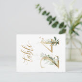 Groene en goudbladeren, tabel 24, tabelnummer briefkaart (Staand voorkant)