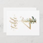 Groene en goudbladeren, tabel 4, tabelnummer briefkaart (Voorkant / Achterkant)