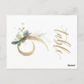 Groene en goudbladeren, tabel 6, tabelnummer briefkaart (Achterkant)