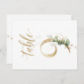 Groene en goudbladeren, tabel 9, tabelnummer briefkaart (Voorkant / Achterkant)