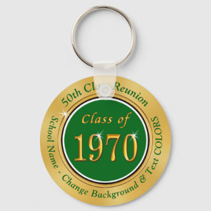 Groene en gouden Sleutelhangers BULK of ÉÉN