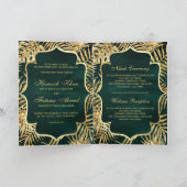 Groene en goudglitter Datum Palm Muslim Wedding (Binnen)
