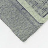 Groene en grijze Creativiteitsbalk Fleece Deken (Hoek)