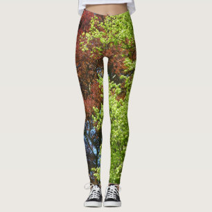Groene en koperbeukenlegging leggings