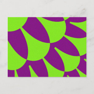 Groene en Paarse schaaldieren Briefkaart