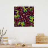 Groene en Paarse specerijen Poster (Keuken)