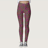 Groene en rode aardbeien, leggings (Voorkant)