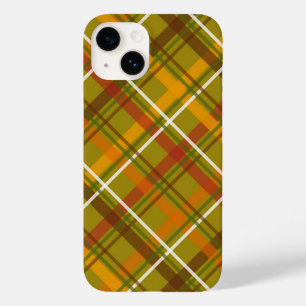 Groene en rode geruite Schotse tartanprint Case-Mate iPhone 14 Hoesje