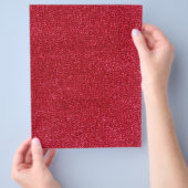 Groene en rode vloerbedekking textuur flyer (Hand)