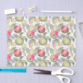 Groene en rode Waterverf appelvruchten Tissuepapier (Craft)