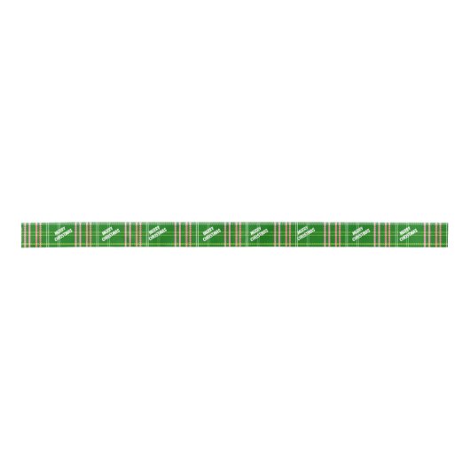 Groene en roze Stippen met fijne kerst Lint (Voorkant)