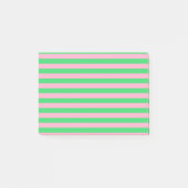 Groene en roze strepen post-it® notes (Voorkant)