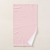 Groene en roze tropische bladeren bad handdoek (Handdoek)