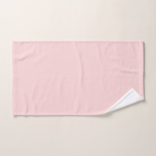 Groene en roze tropische bladeren bad handdoek (Handdoek)
