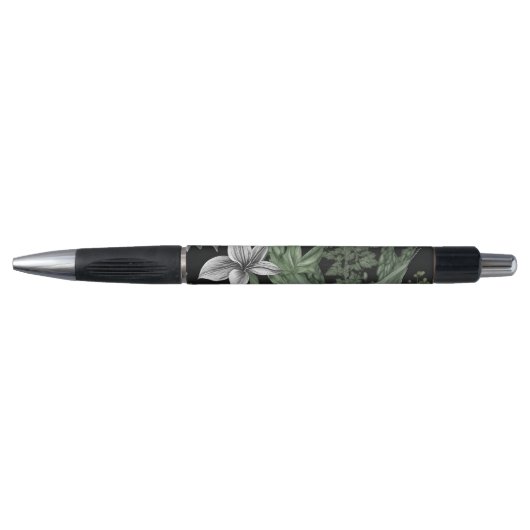 Groene en witte botanische pen (Voorkant)