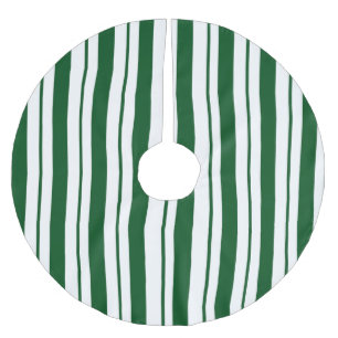 Groene en witte Candy Cane Stripes Kerstboom Rok