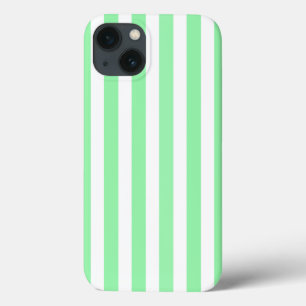 Groene en witte candy strepen Case-Mate iPhone hoe 13 Hoesje