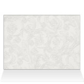 Groene en Witte Floral Spring Wedding (Binnen Horizontaal (Boven))