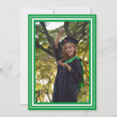 Groene en witte fotograaf Partij Kaart (Achterkant)