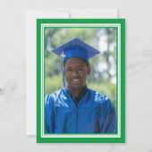 Groene en witte fotograaf Partij Kaart (Achterkant)