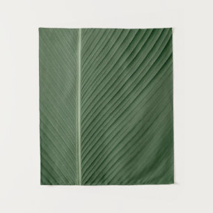 Groene en witte gestreepte textielstof wandkleed