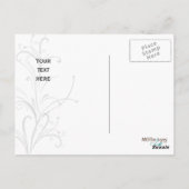 Groene en witte grafische kaart Hartelijk dank (Achterkant)