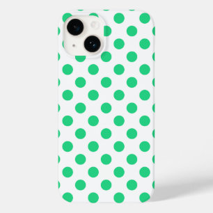 Groene en witte haarpunten Case-Mate iPhone 14 hoesje