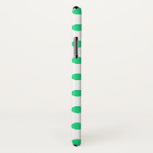 Groene en witte haarpunten Case-Mate iPhone case (Achterkant / rechts)
